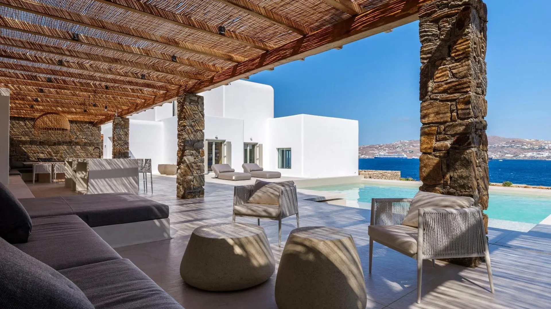 Cielo Blu & Mare Blu Villas By Whitelist Mykonos Agios Ioannis Diakoftis
